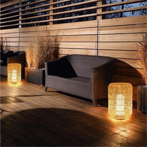 Solar Rattan Lanterne