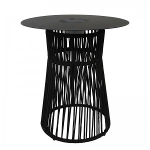 Solar Light Rattan Table