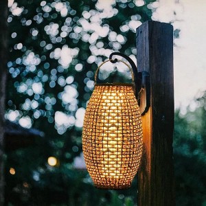 Rattan Solar Lantern