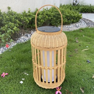 Outdoor Solar Bamboo Lanterns