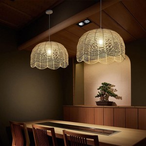 Rustic Rattan Lampshade Wholesale