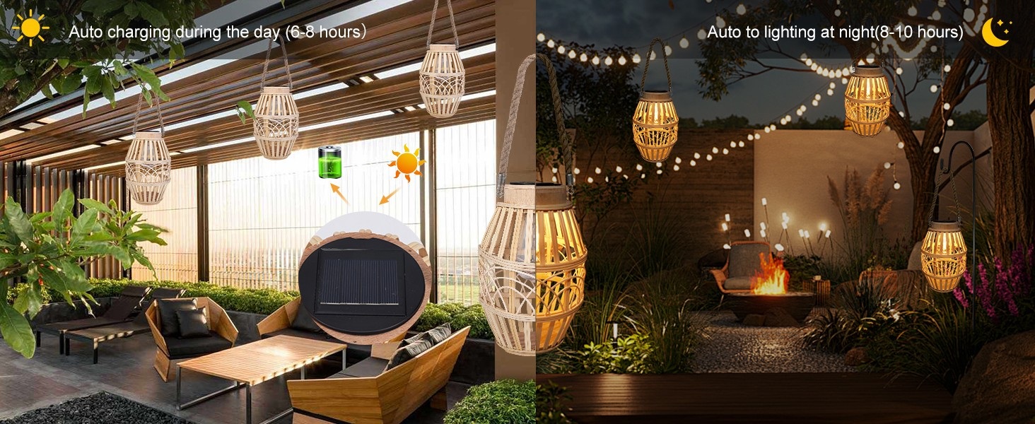 Solar Powered Decorative Lanterns