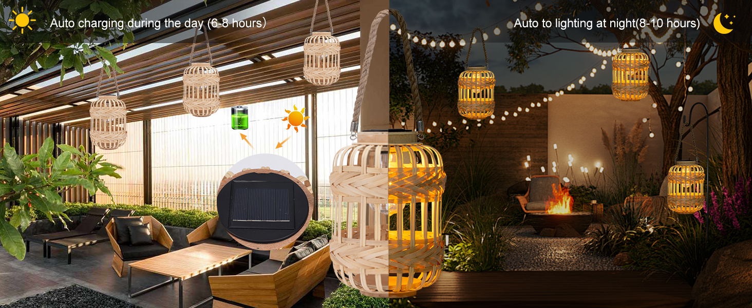 outdoor solar lanterns