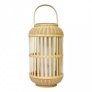 Outdoor Solar Bamboo Lanterns