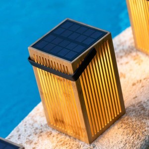 Outdoor Patio Woven Table Lights