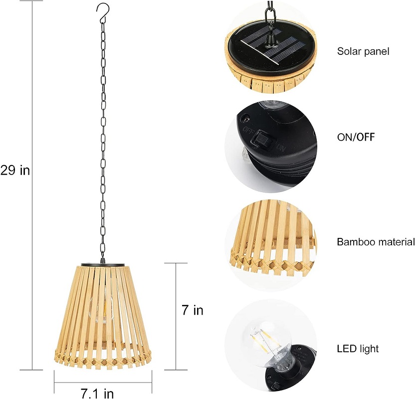 hanging solar lights outdoor