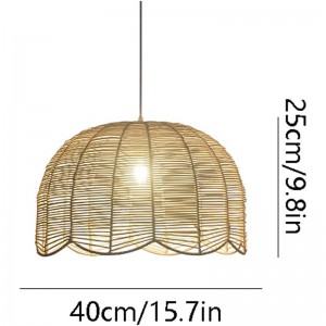 Rustic Rattan Lampshade Wholesale