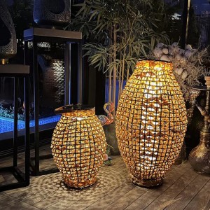 Rattan Solar Lantern