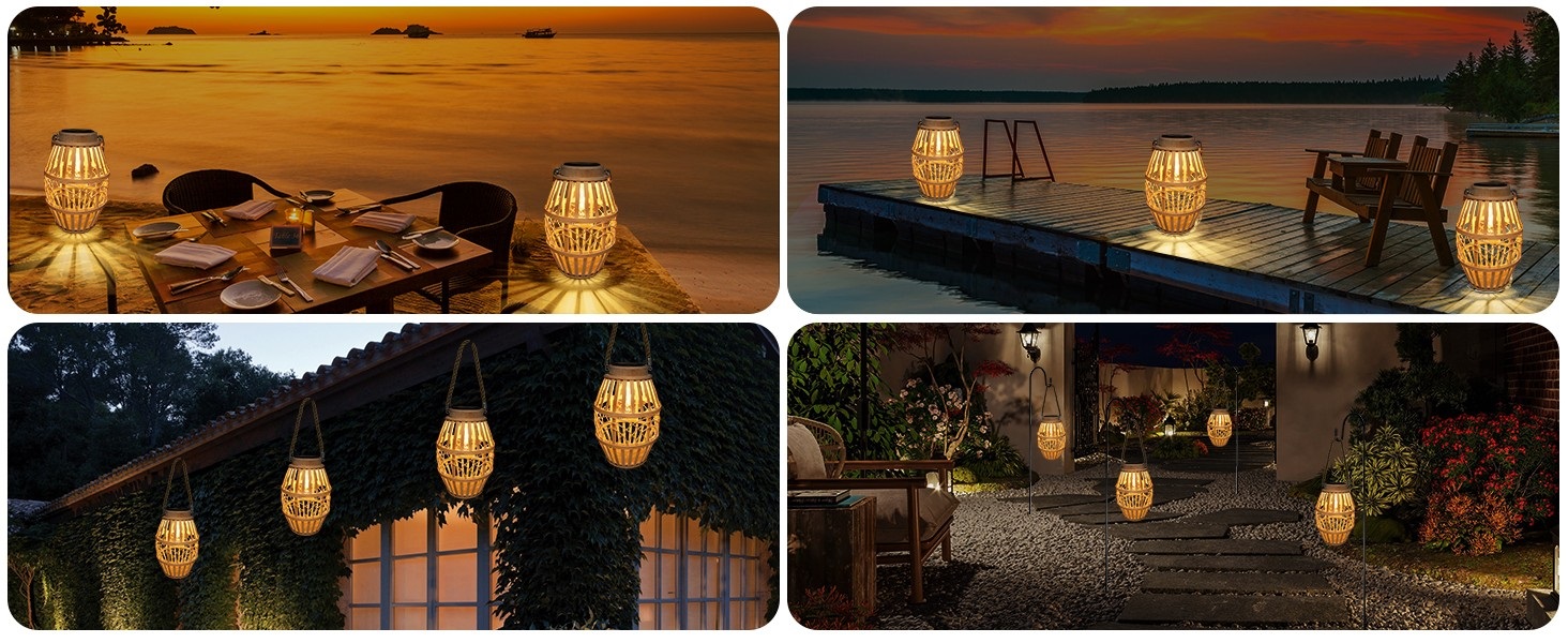 Solar Powered Decorative Lanterns