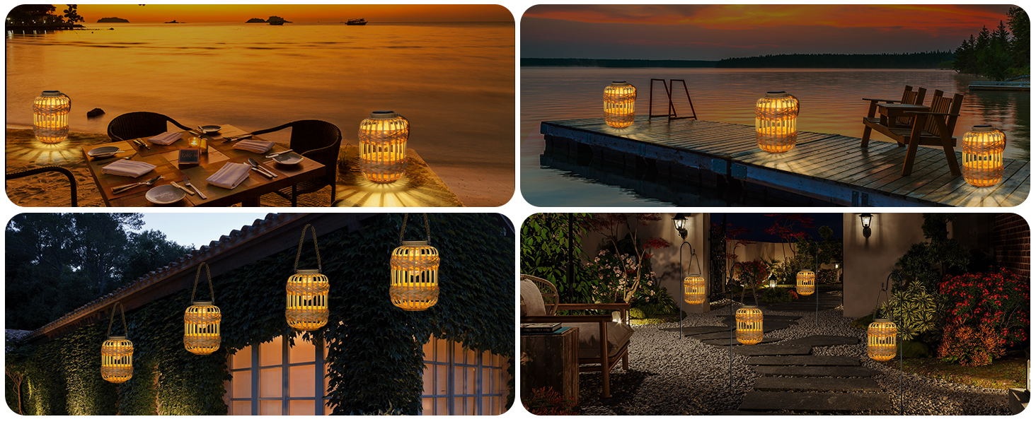 outdoor solar lanterns