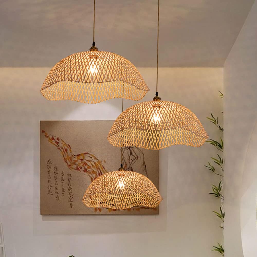 rattan pendant lights