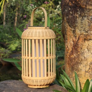 Outdoor Solar Bamboo Lanterns
