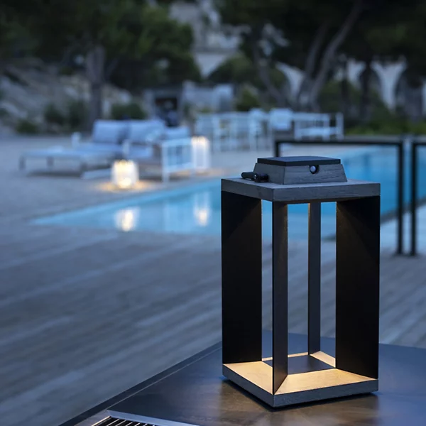 Solar Metal Hollow Lantern