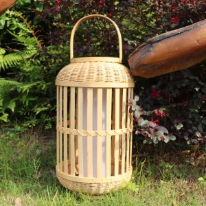 Outdoor Solar Bamboo Lanterns