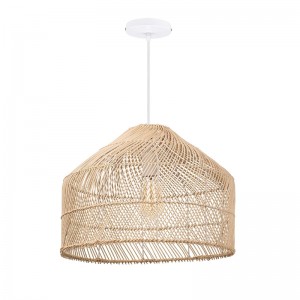 Retro Rattan Lantern Pendant Light​