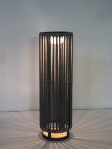 Column Decorative Weaving Floor Lamp