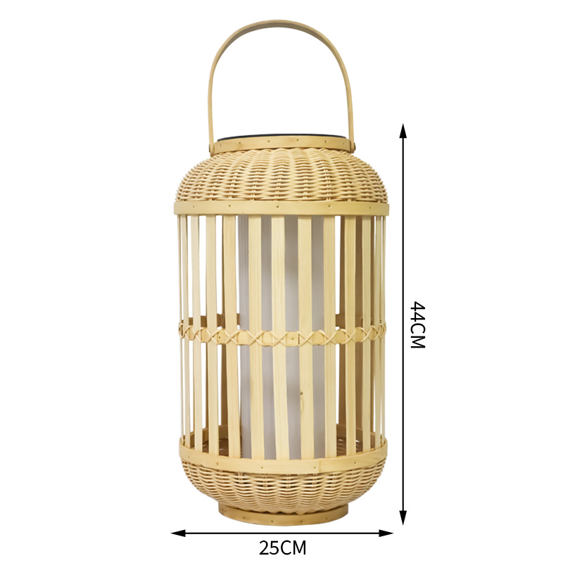 Outdoor Solar Bamboo Lanterns