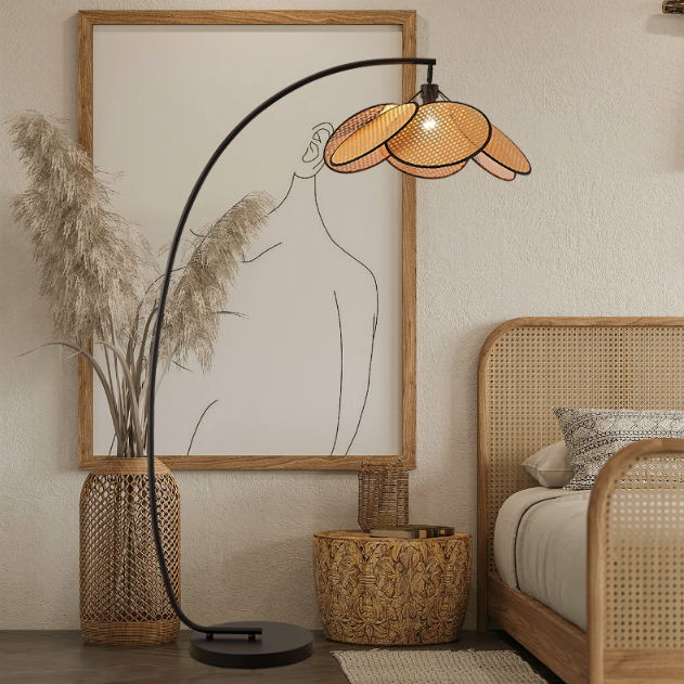 rattan floor lamps wholesale