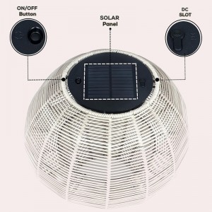 Ita gbangba Solar Floor fitila