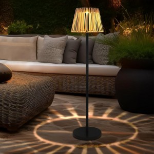 outdoor solar floor lamp