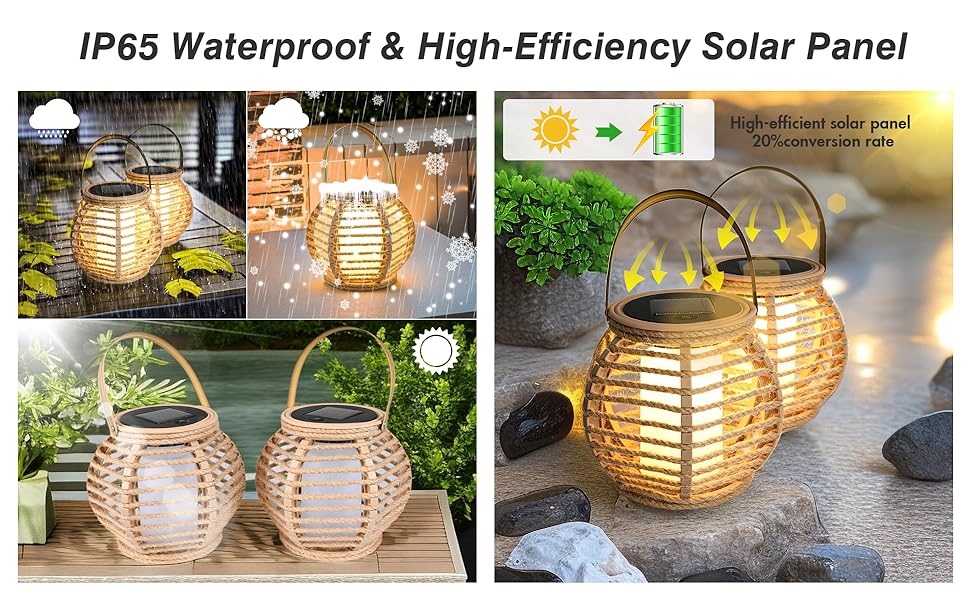 Hemp Rope LED Garden Lights