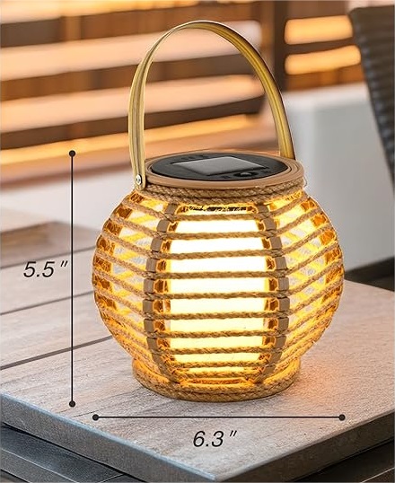 Hemp Rope LED Garden Lights