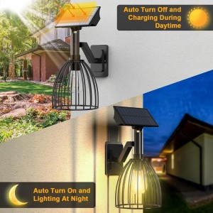 Black Outdoor Solar Wall Lights