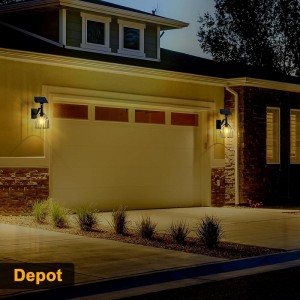 Black Outdoor Solar Wall Lights