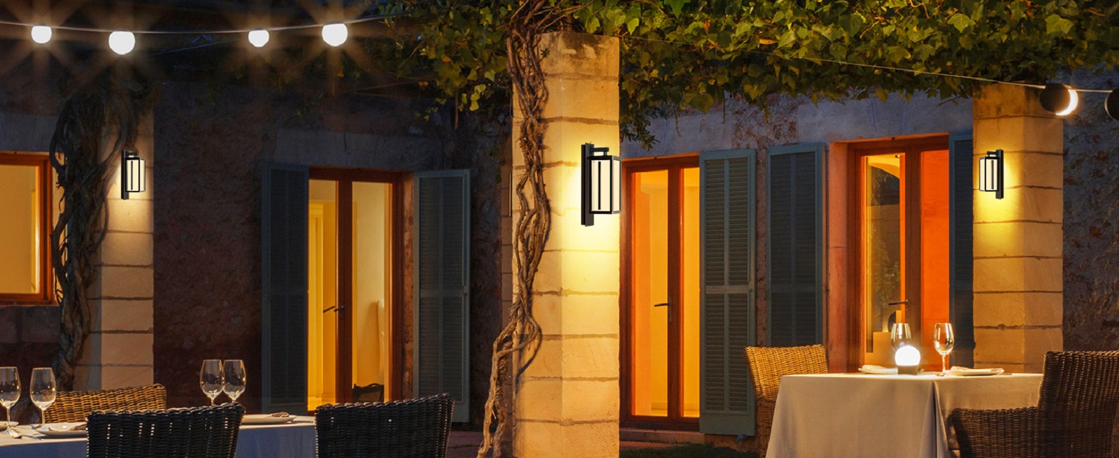 led outdoor wall light