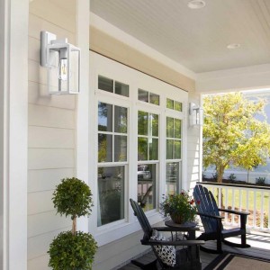 Modern White Outdoor Wall Lanterns