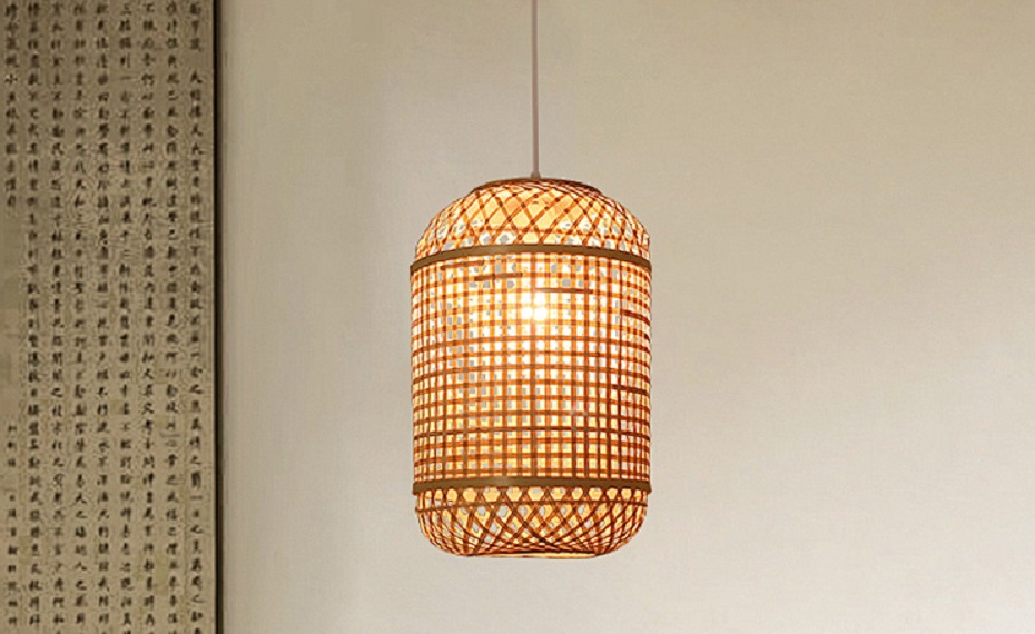 Lantern-style rattan