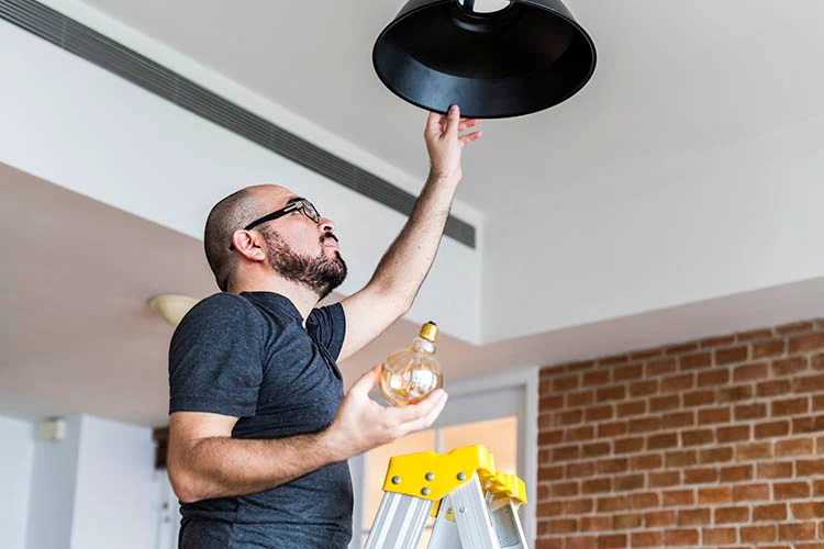 rattan pendant light