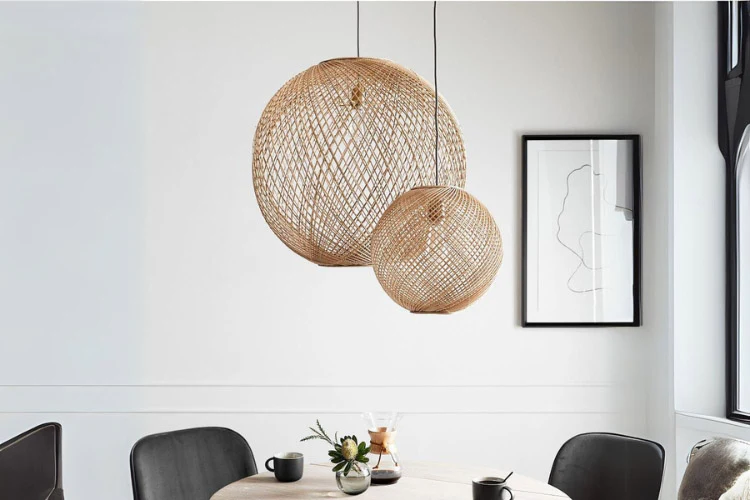 spherical pendant light