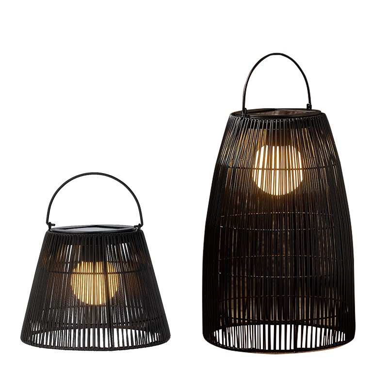 Black Patio Lights Сырткы пол лампалары